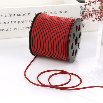 Suede leer fluweelband 3 mm dubbelzijdig fluweelband