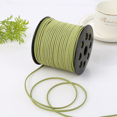 Suede leer fluweelband 3 mm dubbelzijdig fluweelband