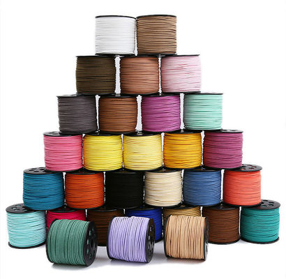 Suede leer fluweelband 3 mm dubbelzijdig fluweelband