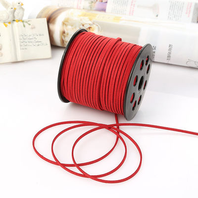 Suede leer fluweelband 3 mm dubbelzijdig fluweelband