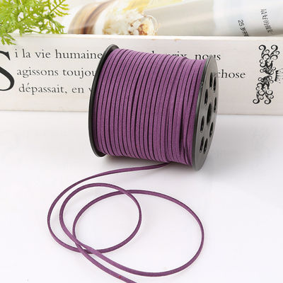 Suede leer fluweelband 3 mm dubbelzijdig fluweelband