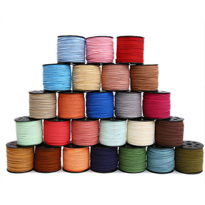 Suede leer fluweelband 3 mm dubbelzijdig fluweelband