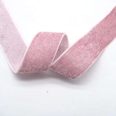 Glitter Silver Gold Velvet Ribbon 10mm-38mm Luxe Velvet Ribbon