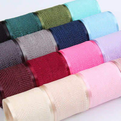Korea Polyester Cotton Velvet Ribbon 10mm-40mm Groen Velvet Draadband