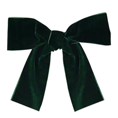 2.5cm fluwelen lint boog bruiloftsfeest donkergroen fluwelen lint