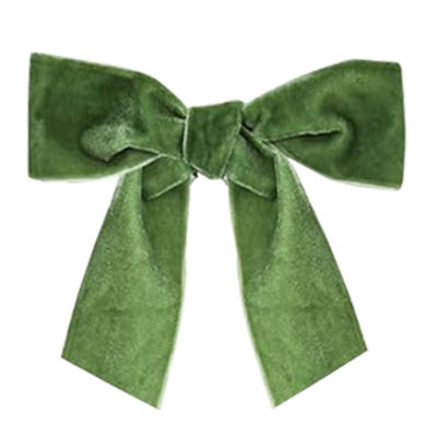 2.5cm fluwelen lint boog bruiloftsfeest donkergroen fluwelen lint