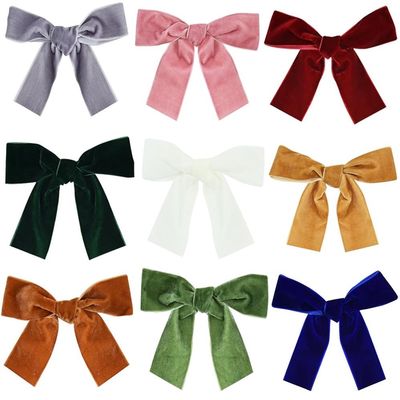 2.5cm fluwelen lint boog bruiloftsfeest donkergroen fluwelen lint