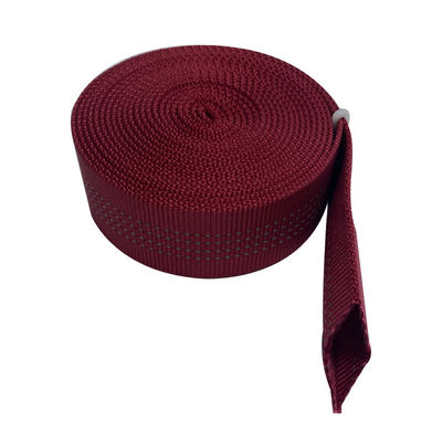ISO9001 Polypropyleen webbing band 38 mm Rode nylon webbing