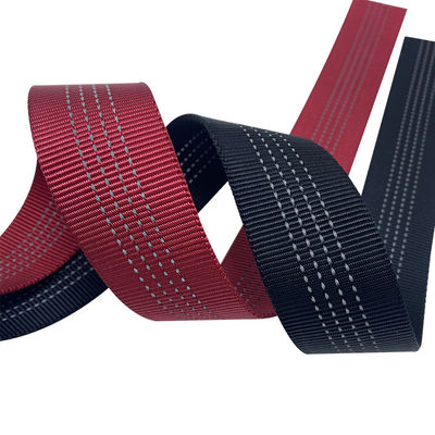 ISO9001 Polypropyleen webbing band 38 mm Rode nylon webbing