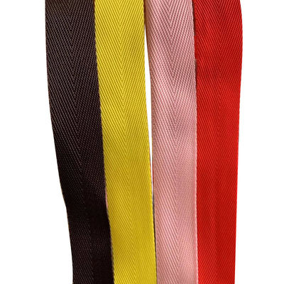 Herribone polypropyleen webbing 20mm 25mm ISO14001 Pp webbing