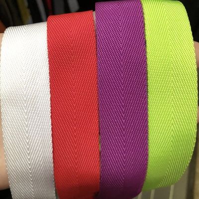 Herribone polypropyleen webbing 20mm 25mm ISO14001 Pp webbing