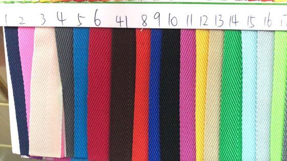 Herribone polypropyleen webbing 20mm 25mm ISO14001 Pp webbing