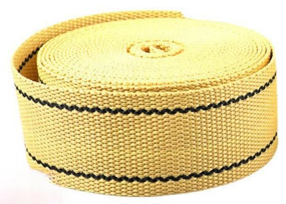 Geel brandvertragend weefsel 2,5 cm Kevlar weefsel door de Yard