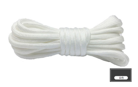 Kleurrijk oranje nylon touw ISO9001 Dubbel gevlochten polyester touw