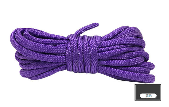 Kleurrijk oranje nylon touw ISO9001 Dubbel gevlochten polyester touw