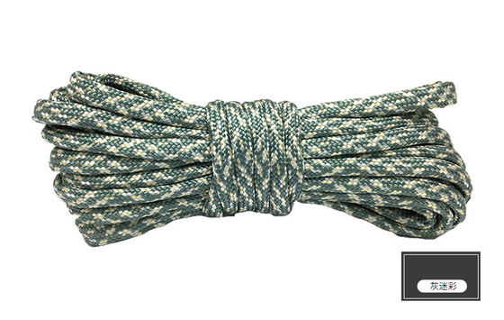 Kleurrijk oranje nylon touw ISO9001 Dubbel gevlochten polyester touw