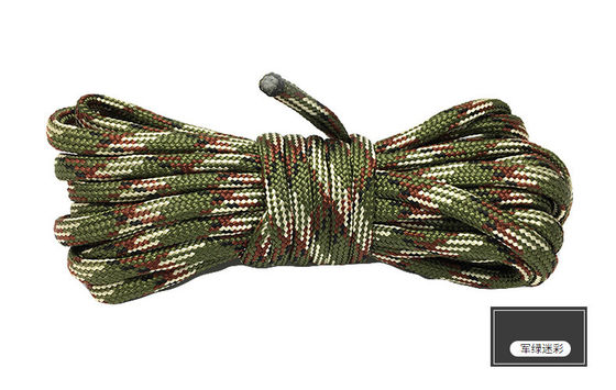 Kleurrijk oranje nylon touw ISO9001 Dubbel gevlochten polyester touw