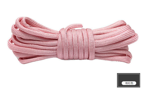 Kleurrijk oranje nylon touw ISO9001 Dubbel gevlochten polyester touw