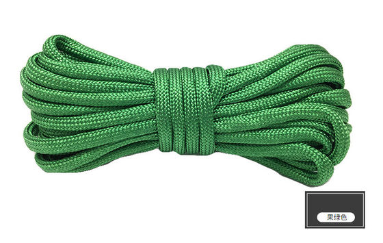 Kleurrijk oranje nylon touw ISO9001 Dubbel gevlochten polyester touw