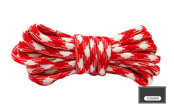 Kleurrijk oranje nylon touw ISO9001 Dubbel gevlochten polyester touw