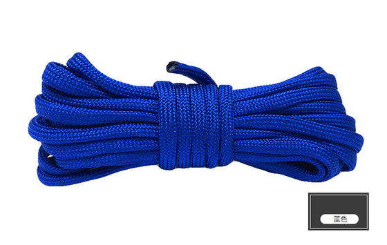 Kleurrijk oranje nylon touw ISO9001 Dubbel gevlochten polyester touw