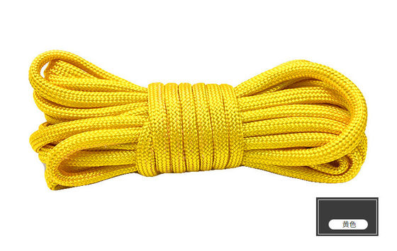Kleurrijk oranje nylon touw ISO9001 Dubbel gevlochten polyester touw