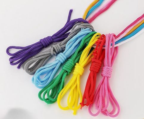 Roze DIY 3 mm polypropyleen touw Paarse dubbel gevlochten polypropyleen touw