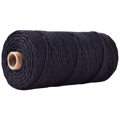 Groen 3-streng Twisted Nylon touw 3 mm Macrame Geflechte katoenen touw