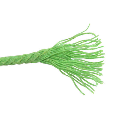 Groen 3-streng Twisted Nylon touw 3 mm Macrame Geflechte katoenen touw