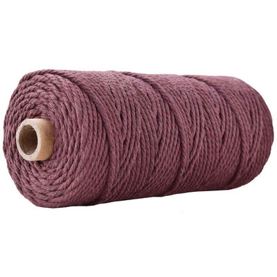 Groen 3-streng Twisted Nylon touw 3 mm Macrame Geflechte katoenen touw