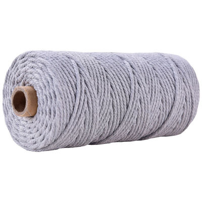 Groen 3-streng Twisted Nylon touw 3 mm Macrame Geflechte katoenen touw