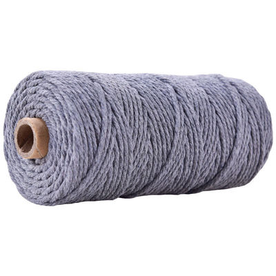 Groen 3-streng Twisted Nylon touw 3 mm Macrame Geflechte katoenen touw