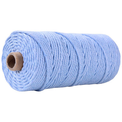 Groen 3-streng Twisted Nylon touw 3 mm Macrame Geflechte katoenen touw