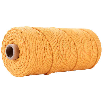 Groen 3-streng Twisted Nylon touw 3 mm Macrame Geflechte katoenen touw