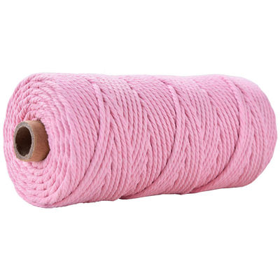 Groen 3-streng Twisted Nylon touw 3 mm Macrame Geflechte katoenen touw
