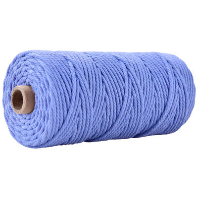 Groen 3-streng Twisted Nylon touw 3 mm Macrame Geflechte katoenen touw