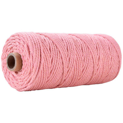 Groen 3-streng Twisted Nylon touw 3 mm Macrame Geflechte katoenen touw