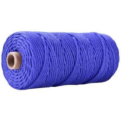 Groen 3-streng Twisted Nylon touw 3 mm Macrame Geflechte katoenen touw