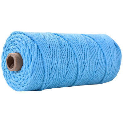 Groen 3-streng Twisted Nylon touw 3 mm Macrame Geflechte katoenen touw