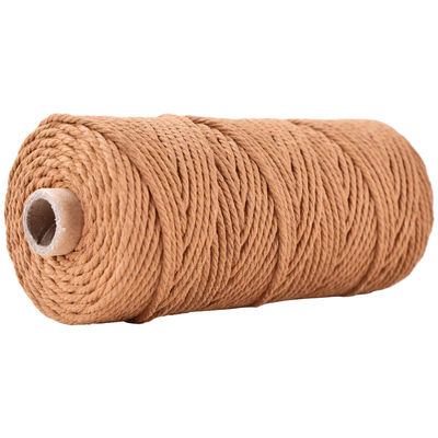 Groen 3-streng Twisted Nylon touw 3 mm Macrame Geflechte katoenen touw