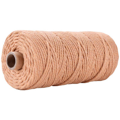Groen 3-streng Twisted Nylon touw 3 mm Macrame Geflechte katoenen touw