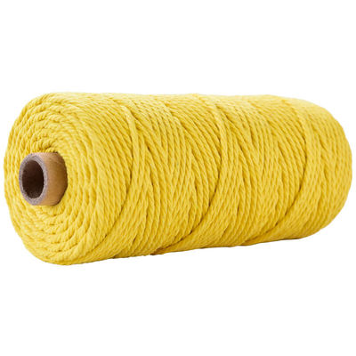 Groen 3-streng Twisted Nylon touw 3 mm Macrame Geflechte katoenen touw