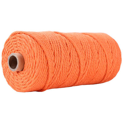 Groen 3-streng Twisted Nylon touw 3 mm Macrame Geflechte katoenen touw