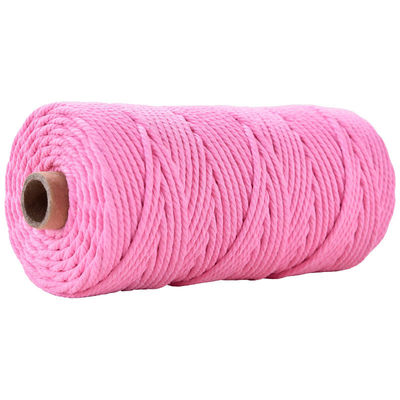 Groen 3-streng Twisted Nylon touw 3 mm Macrame Geflechte katoenen touw