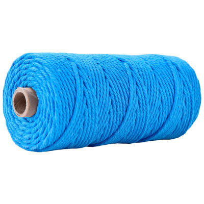 Groen 3-streng Twisted Nylon touw 3 mm Macrame Geflechte katoenen touw