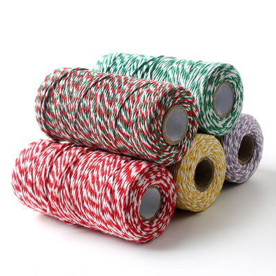 DIY 2 Streng Twisted Cord 550 pond 2 mm Cotton Macrame Cord