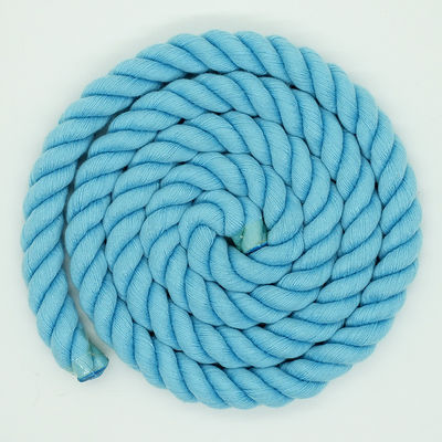 13mm Drie-streng katoenen touw Twisted Mixed Color Dog Leash Klimtouw