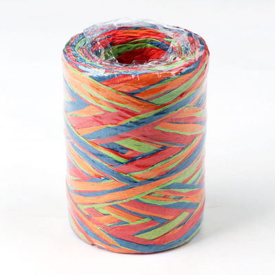 Handwerk papier touw Diy Raffia 100m kerst gebreide papier touw