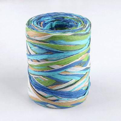 Handwerk papier touw Diy Raffia 100m kerst gebreide papier touw