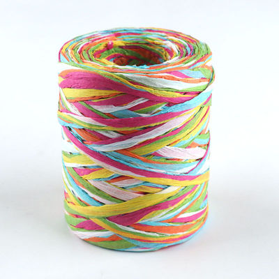 Handwerk papier touw Diy Raffia 100m kerst gebreide papier touw